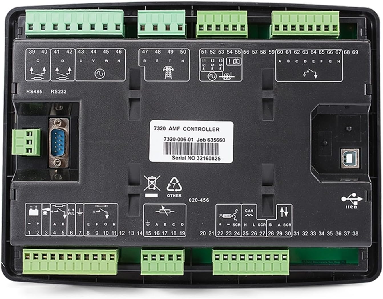 Diesel Generator Controller Panel Generator Spare Parts Controller deep sea genset Engine Deepsea Controller 7320 DSE7320(DSE7320)