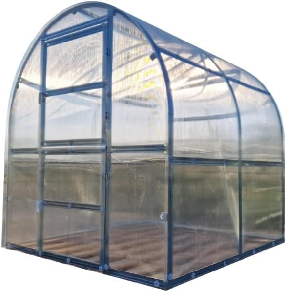 Small Greenhouse for Outdoors - Walk in Greenhouse Kit - Geenhouse 6.5x13 - Durable Backyard Greenhouse, Easy Assembly & Heavy Snow Load Greenhouse Polycarbonate - Invest in Your Dream Garden