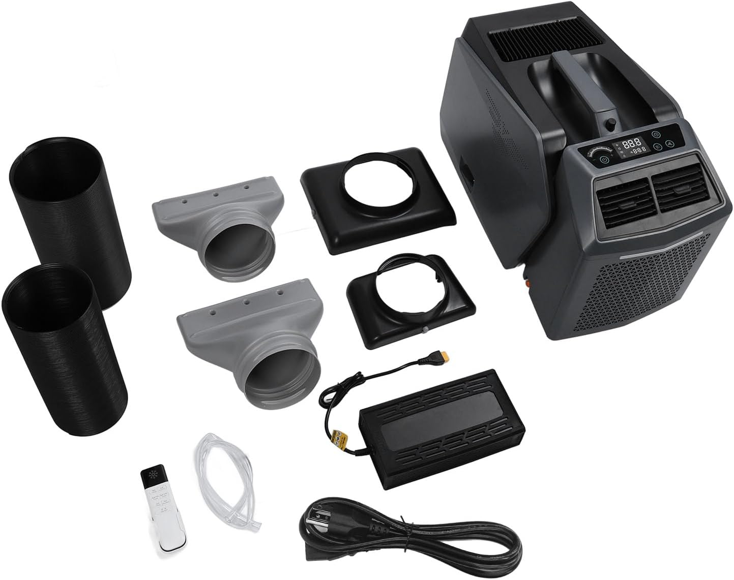 Portable Air Conditioner, 6200BTU Camping Tent AC Unit 48V Split Type for Dorms Kitchen Room Office Camping Pet Cold Warm Dual Frequency