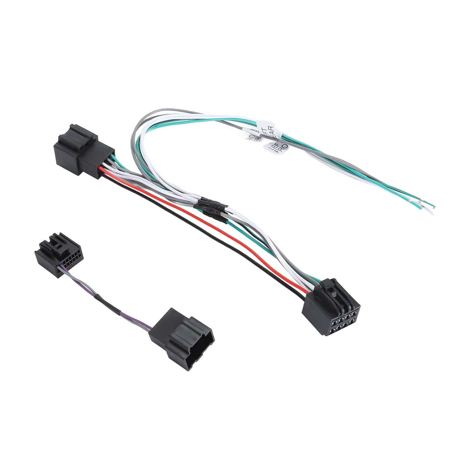 Amplifier Harness, 2PCS Amp Adapter Wiring Harness Compatible with C7 2014-2019, Car Stereo Amp Connector Cable