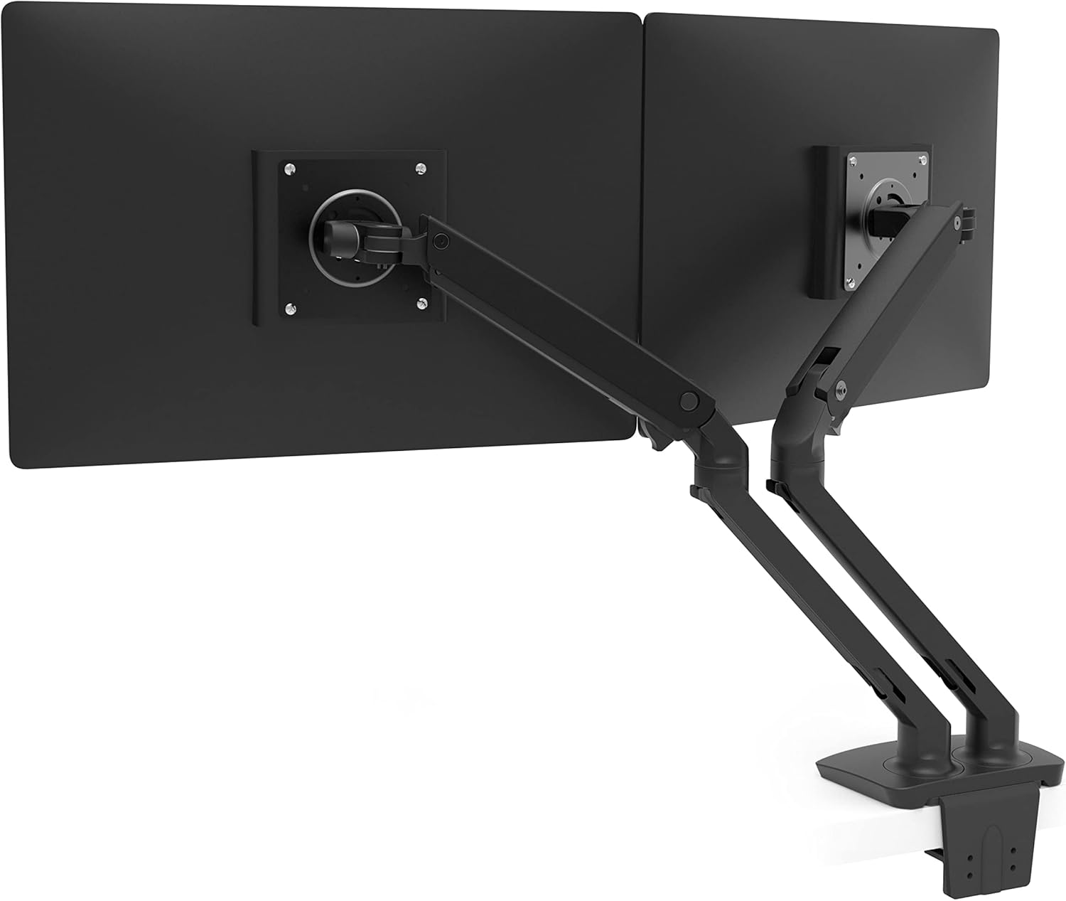 Ergotron – MXV Dual Monitor Arm, VESA Desk Mount – for 2 Monitors Up to 24 Inches, 7 to 20 lbs Each – Matte Black