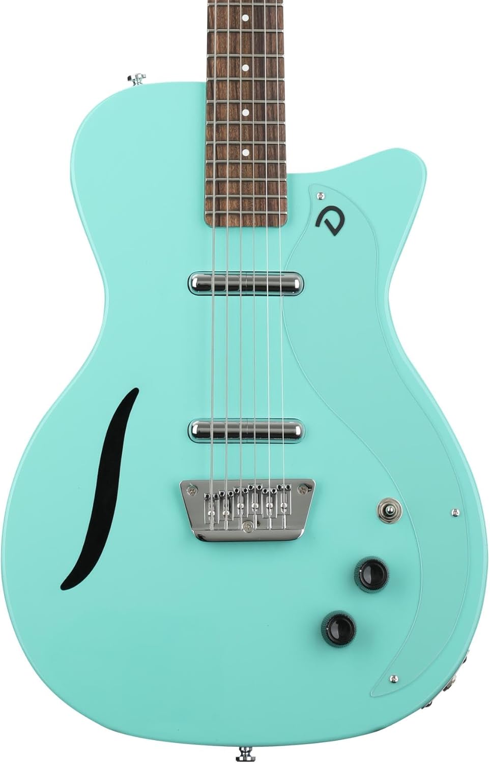 Danelectro Vintage Baritone Electric Guitar - Dark Aqua