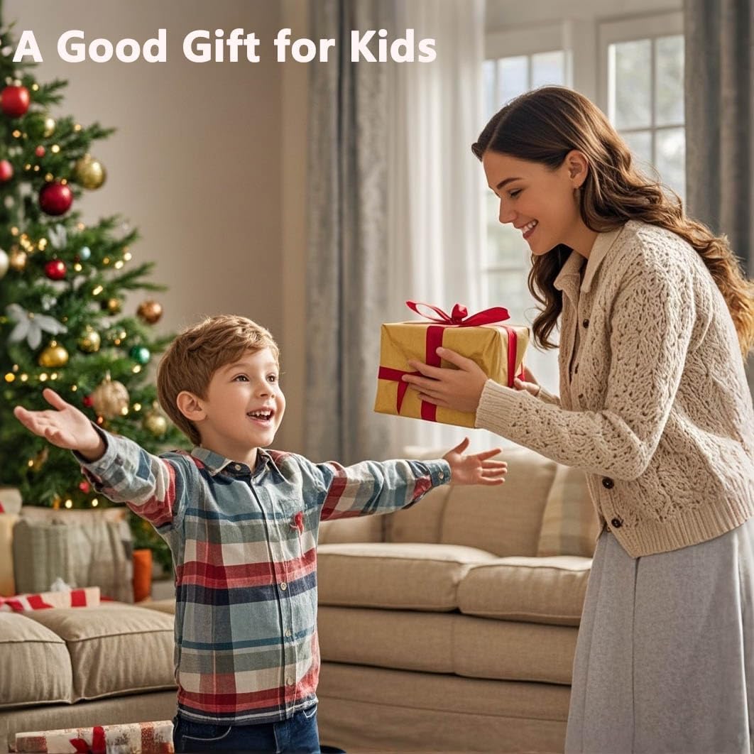 Electric Drumsticks Air Drum Sticks 4rd Gen., Virtual Air Drum with Drumsticks, Pedals, Bluetooth and 8 Sounds, Electronic Drum Set for Adults, Kids, Gift