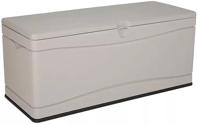 Heavy Duty Large Outdoor Deck/Storage Box, 130 Gallon Capacity, (Desert Sand, 2)