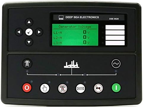 Brand New Original Deep Sea DSE8620 Diesel Generator Controller Synchronising & Load Sharing Auto Mains (Utility) Failure Control Module Made in UK
