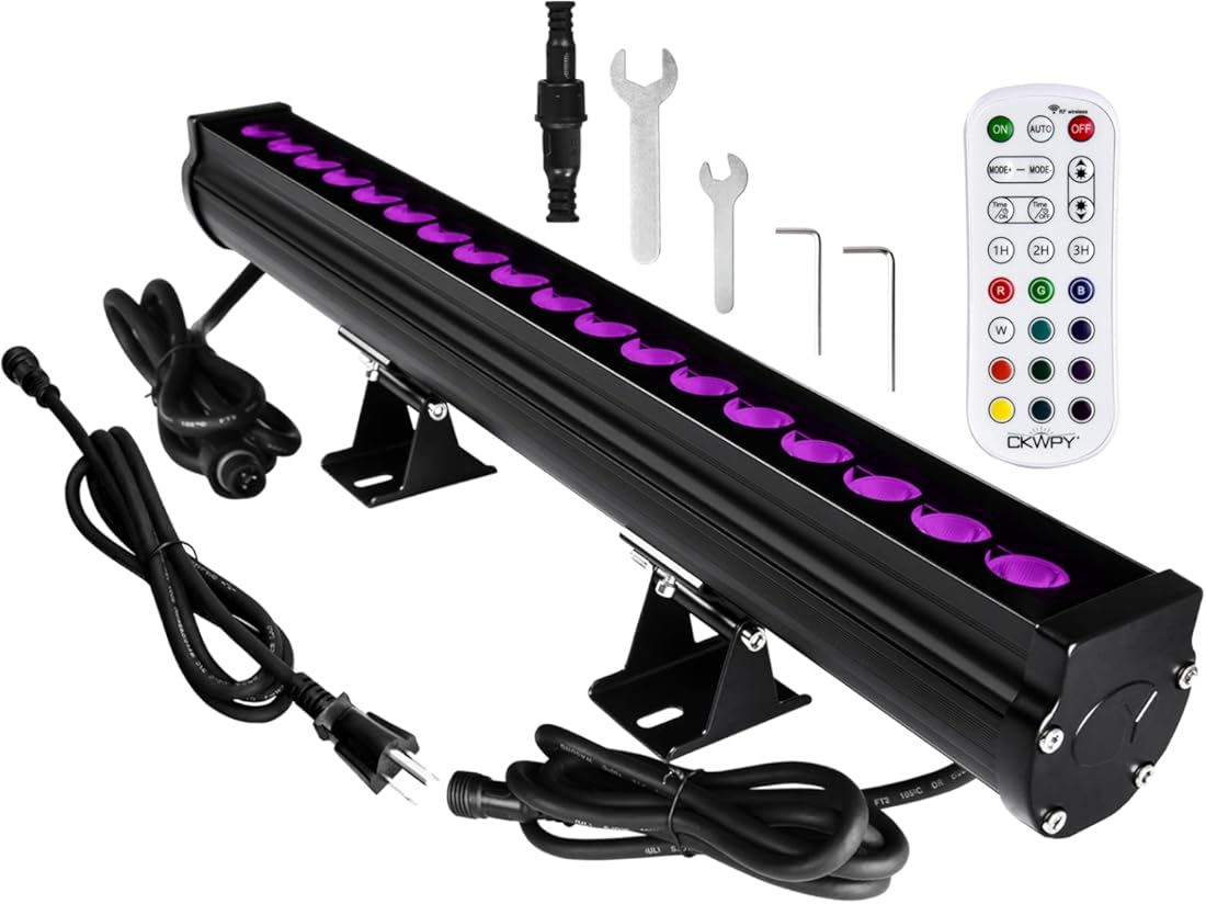 New Upgraded Linkable Wall Washer LED Lights with Remote, 18W 1.6ft/ 20