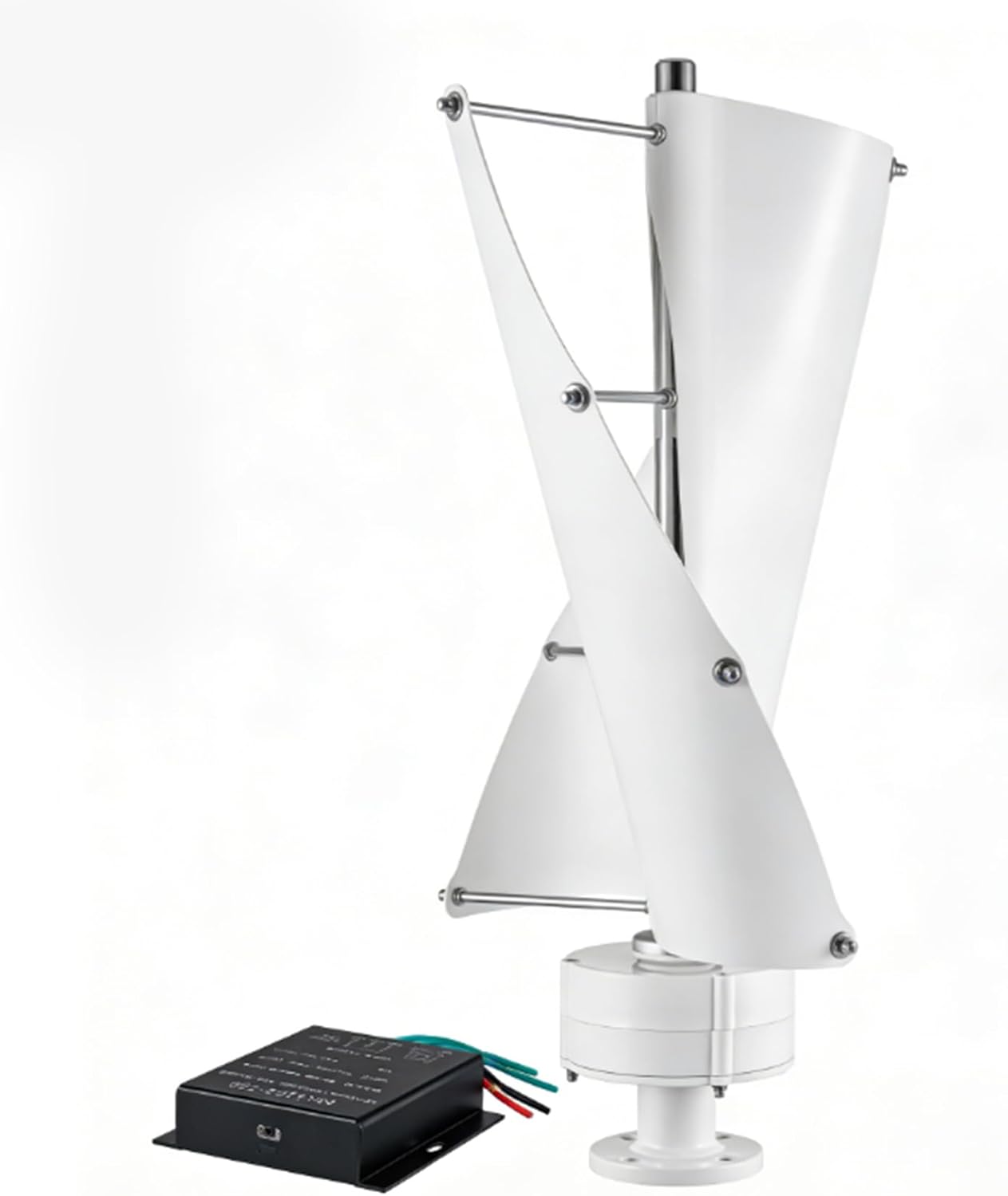 12v, Portable Wind Turbine Generator 12000W with Controller 12V 24V 48V Spiral Windmill Wind Power Generator for Home, Boats, Street Lighting,220V