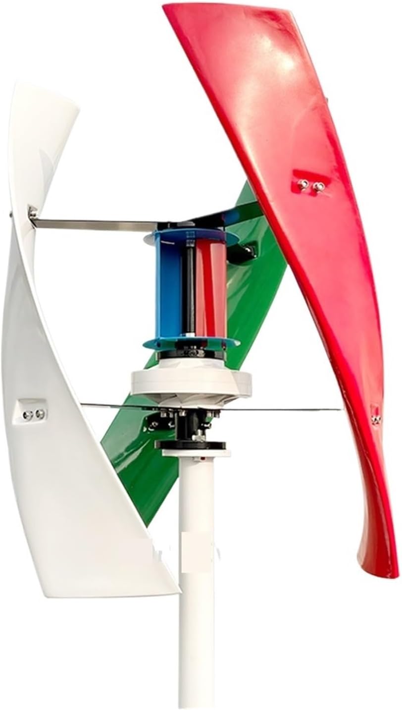 Wind Turbine Generator Kit, 10KW Windmill for Home Farm 10000W 12V 24V 48V Vertical Wind Power Energy Turbine Electric nerator for Hybrid Solar Wind System(Multi-Acc,24V_10KW)