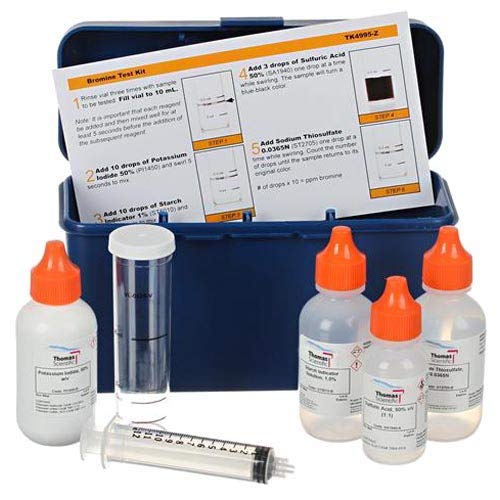 Thomas TK4995-Z Bromine Test Kit, 1 Drop = 10ppm/10 mL Volume