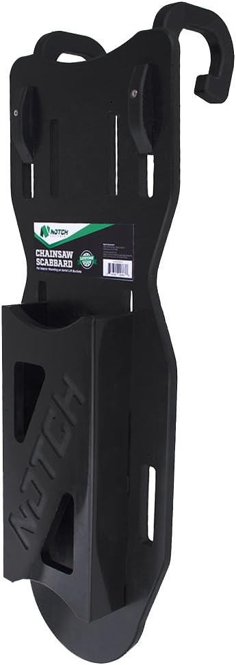 Notch Chainsaw Scabbard for Utility/Bucket Trucks (Inside Mount - Universal Fit with or without liner) Water and UV Resistant Heavy-Duty UHMPE Plastic (40575)