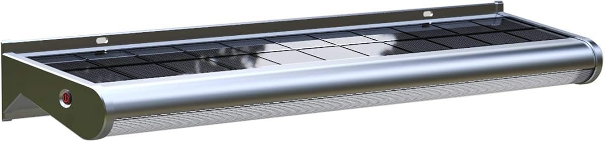 eLEDing Solar Powered Lights 48 LED Wall Light Outdoor Weatherproof Wireless Billboard Advertisement Sign Security Light for Patio Back Door Building Bus Stop