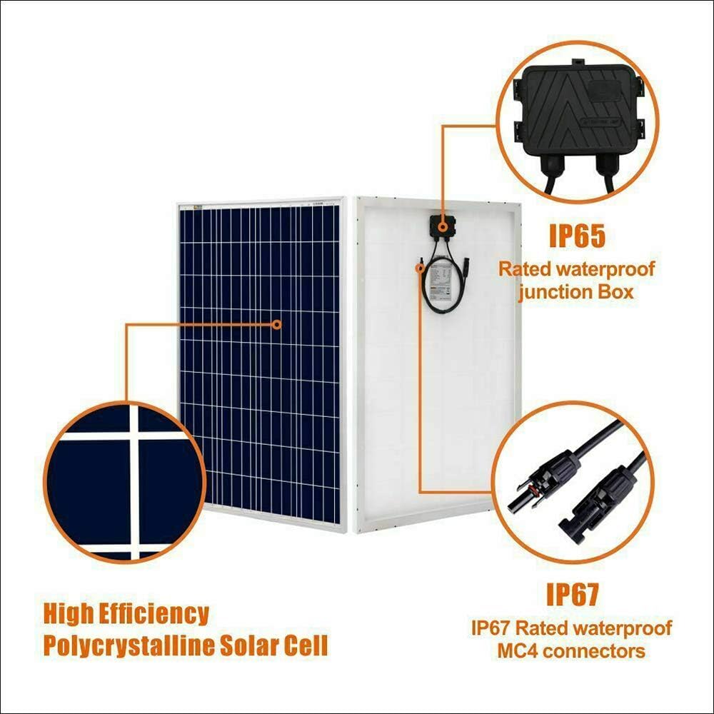 800 Watts 24V Wind-Solar Generator Kit: 400W Wind Turbine(6 Blades) & 4PCS 100W Poly Solar Panels & 30A Solar Charge Controller &Wind Controller (for 24V System Array)