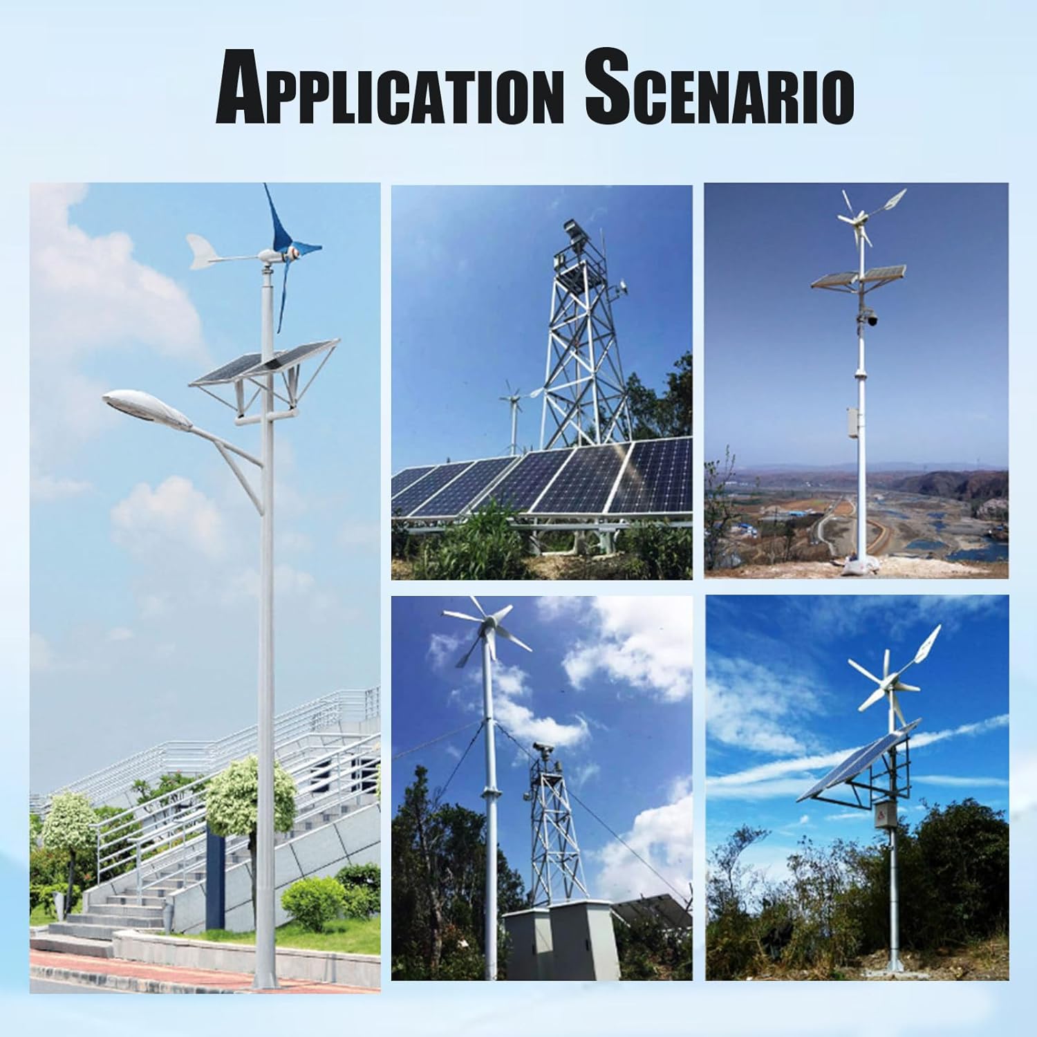 Wind Solar Hybrid Charge Controller, 1400W Wind and Solar Charge Controller, Auto 12V/24V Battery Off Grid Controller Boost MPPT 800W Wind Turbine, 600W Solar Panel 24V