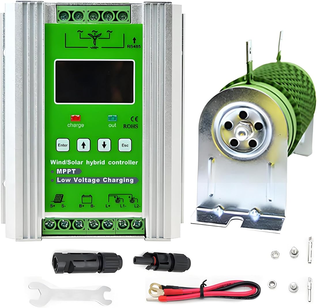 Mppt Wind Solar Hybrid Charge Controller,Mppt Solar Wind Hybrid Charge Regulator,Storage Temperature -30℃~70℃,for Ac/Dc Winds Turbines,Homes,Residences,Boats,& Streetlights 10000W