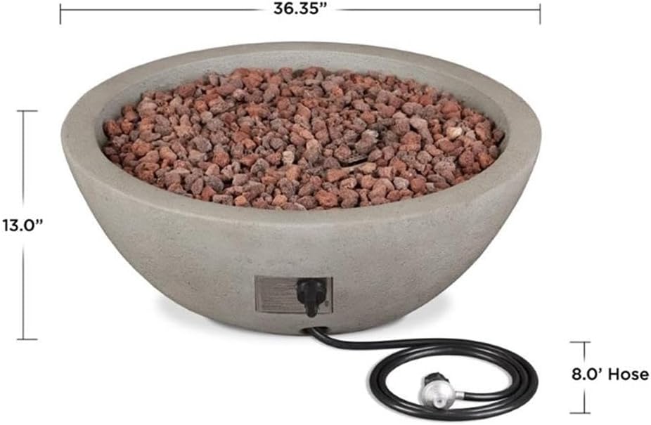 Real Flame Riverside Propane or Natural Gas Fire Pit - 15