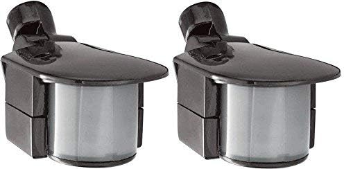 RAB Lighting SMS500 Mini Sensor, 180 Degrees Detection Pattern, 500W Power, 120V, Bronze Color (Pack of 2)