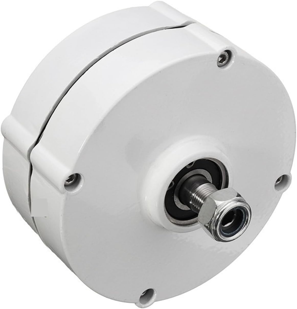 Wind Turbine Generator, Wind Turbine Generator Motor 6000W 12V 24V 3 Phase Gearless Permanent Magnet AC Alternator For Wind Water Turbine Diesel Engine for Marine, RV, Home(12V)