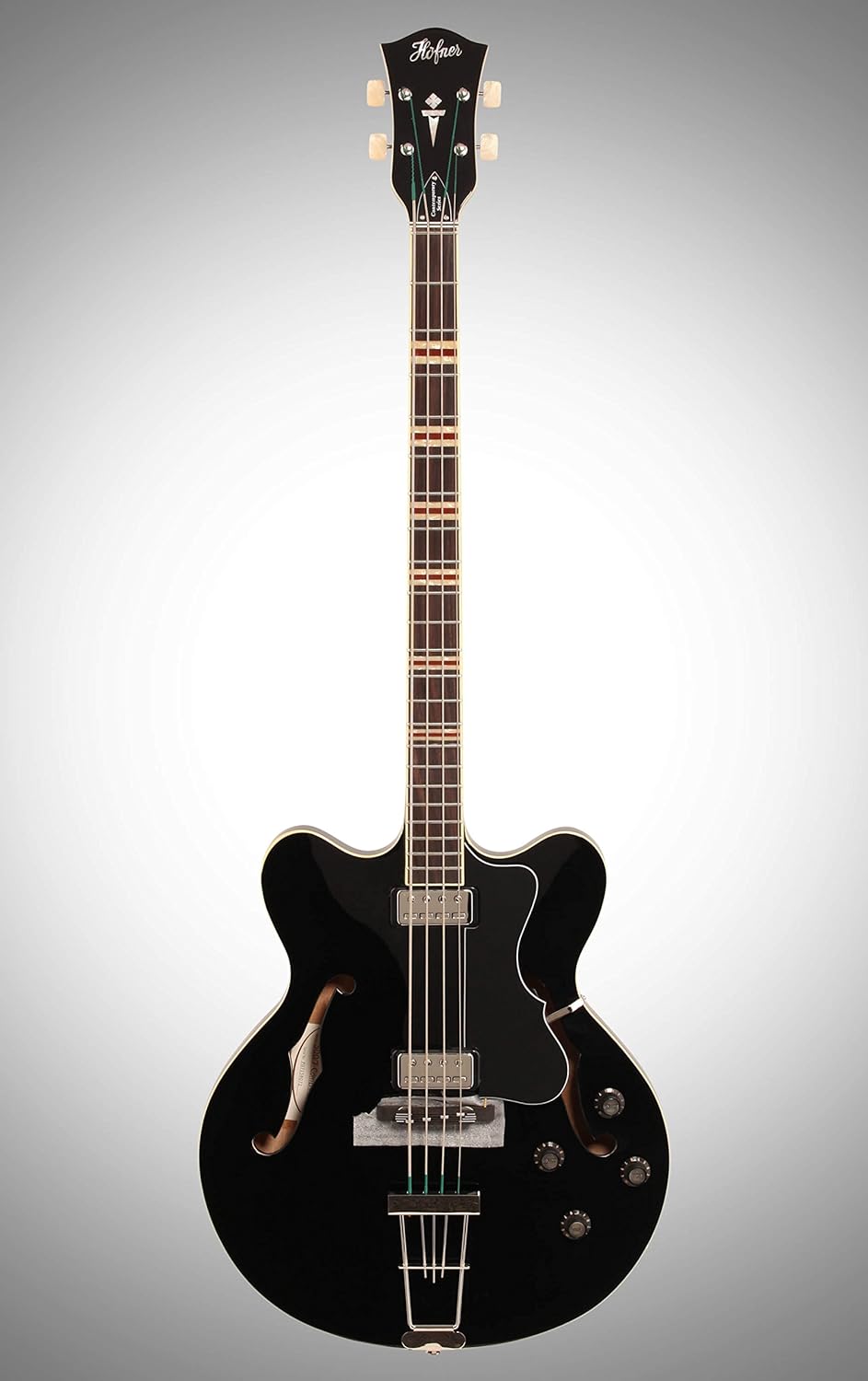 Hofner 4 String Contemporary 500/7 Verythin Bass-Black, Right Handed, (HCT-500/7-BK)