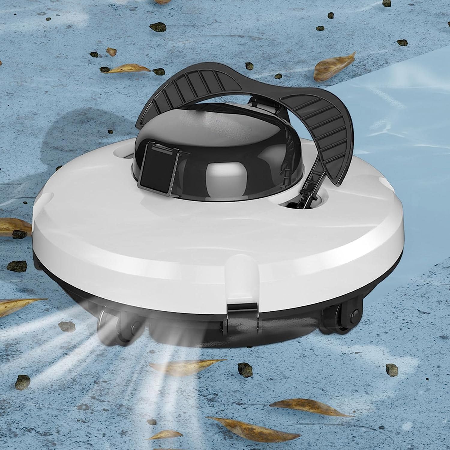 Pool robot wireless fully automatic 120 min battery 5200mAh Li-Ion 100m² pool floor vacuum cleaner pool vacuum