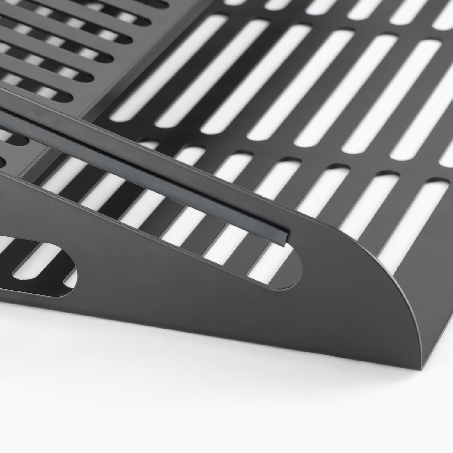 On-Stage SR5 Synth Rack (Desktop Keyboard Stand, Pedalboard, and Mini Rack, Three Tiers, Holds Mini Synths, Stompbox Effects, Drum Machines, Small Mixers, 2U of Rack Gear, Steel, Black, with Bag)