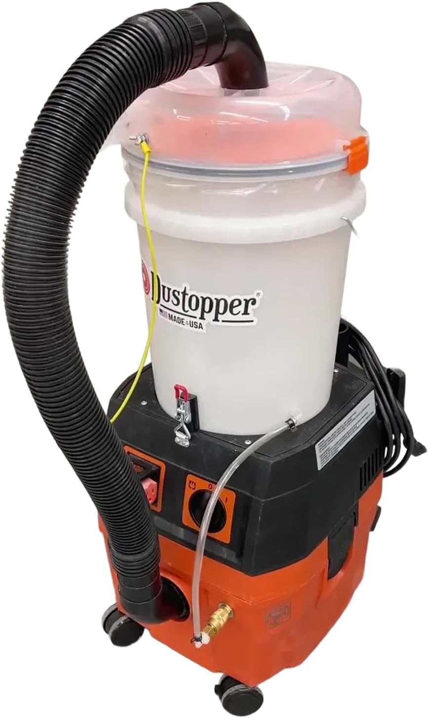 Turbo Bagger Shop Vacuum System – High-Performance Dust Collection System with Accessories for Wet Dry Vacuum System, Great for Shops, Garage, and Workshop, 5.8 Gallon, Ships in 2 Packages