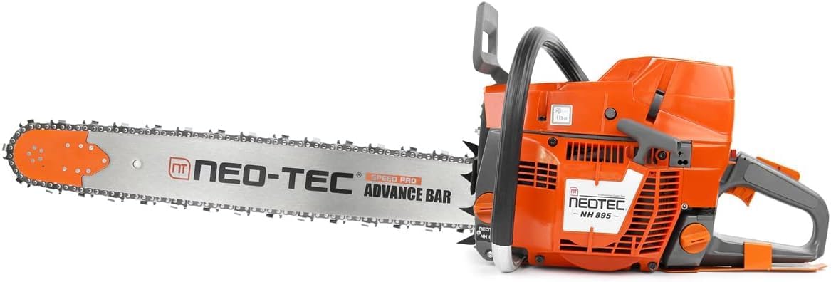 NEO-TEC 94cc Gas Chainsaw 24 Inch, 2-Stroke Gas Powered Chain Saw All Parts Compatible with Husqvarna 394 395 394XP 395XP Professional Motosierra De Gasolina for Heavy Duty Tree Cutting Clearing