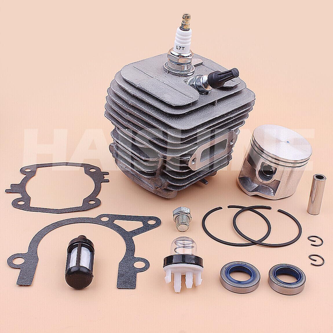 Replacement Spare Part for Chainsaw 50mm Cylinder Piston Primer Bulb for Stjhl TS410 TS420 TS 410 420 Cut-Off Saw