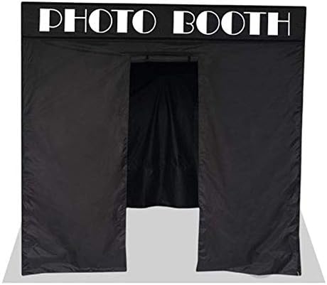 Impact Canopy 8' x 8' Pop-Up Portable Photo Booth Tent Studio with Roller Bag, Black