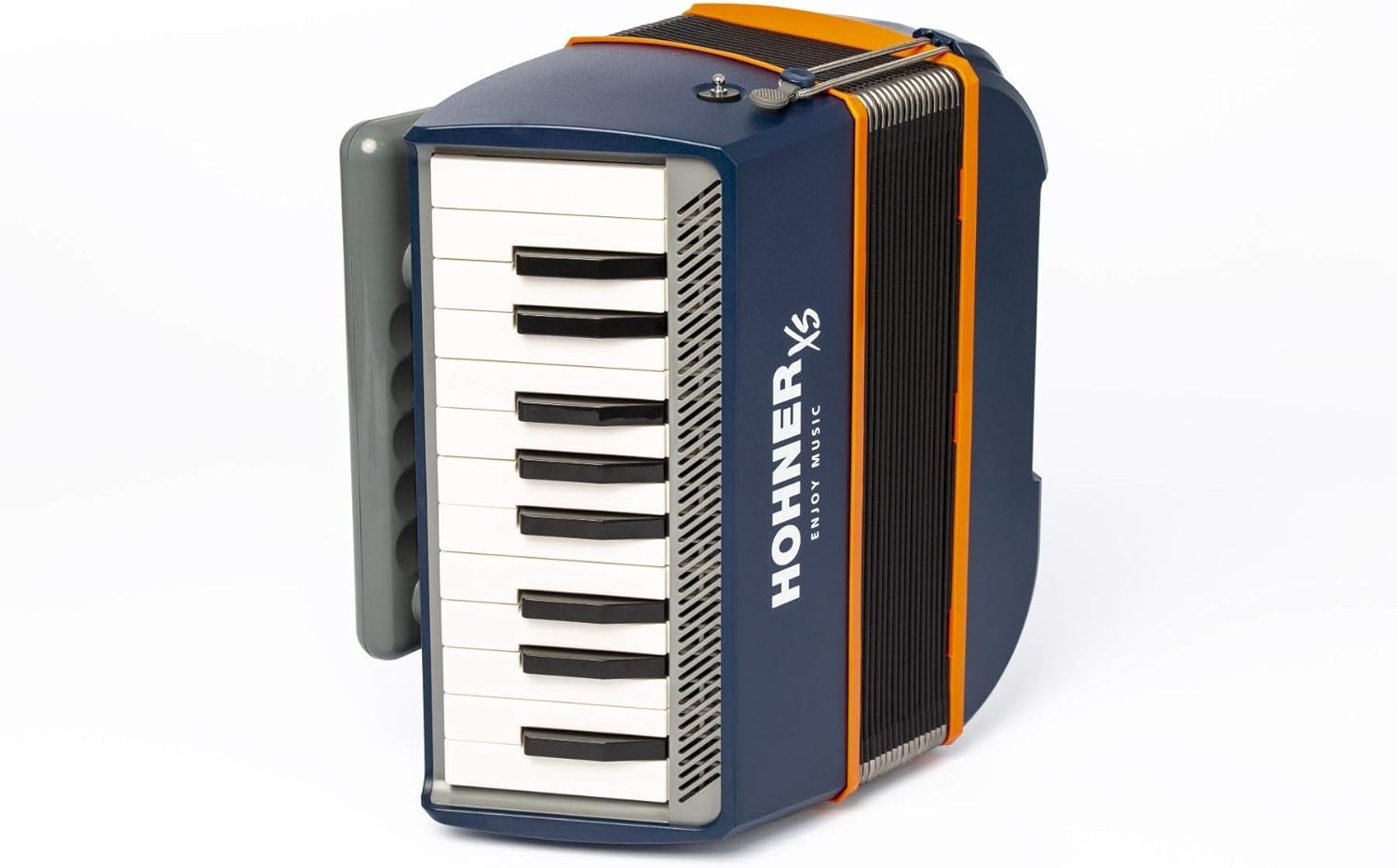 Hohner XS Child Accordion for Children, Blue (+ Bag and Harness)