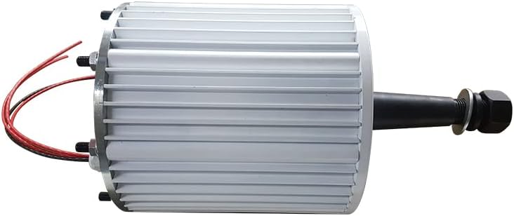 Wind Turbine, Low RPM Speed 10kw 20kw 30kw 500RPM 48V 96V Gearless Permanent Magnet Generator AC Alternators Use for Wind/Water Turbine(with Base,96V_20000W)