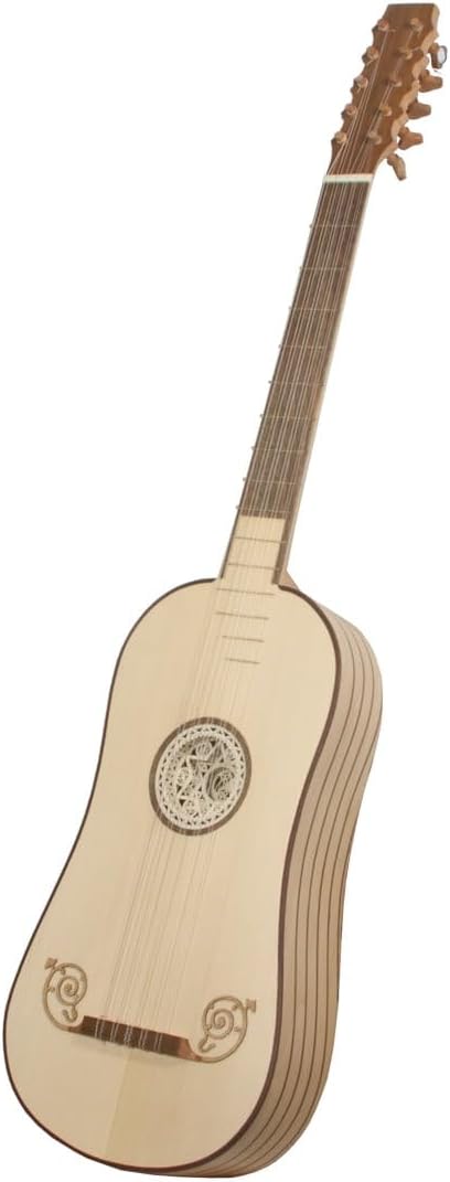 Roosebeck Baroque 5-Course Guitar, Lacewood w/Padded Gig Bag