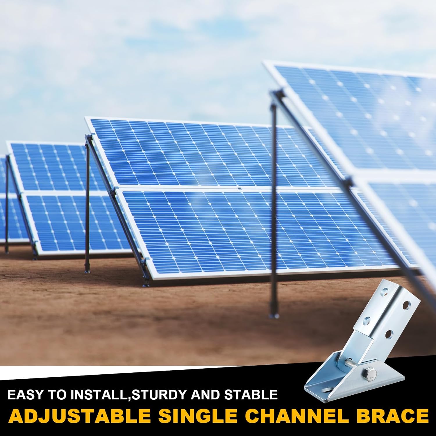 8 Pcs Adjustable Brace Fitting, Fit for 1/2