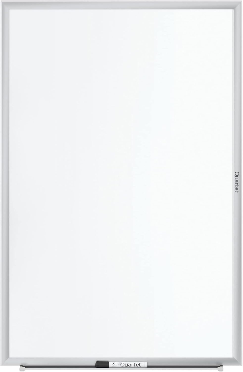 Quartet Whiteboard, Dry Erase Board, Magnetic, 6' x 4', Nano-Clean Surface Resists Ink Stains, Accessory Tray and 1 Dry Erase Marker, Silver Aluminum Frame (SM537)