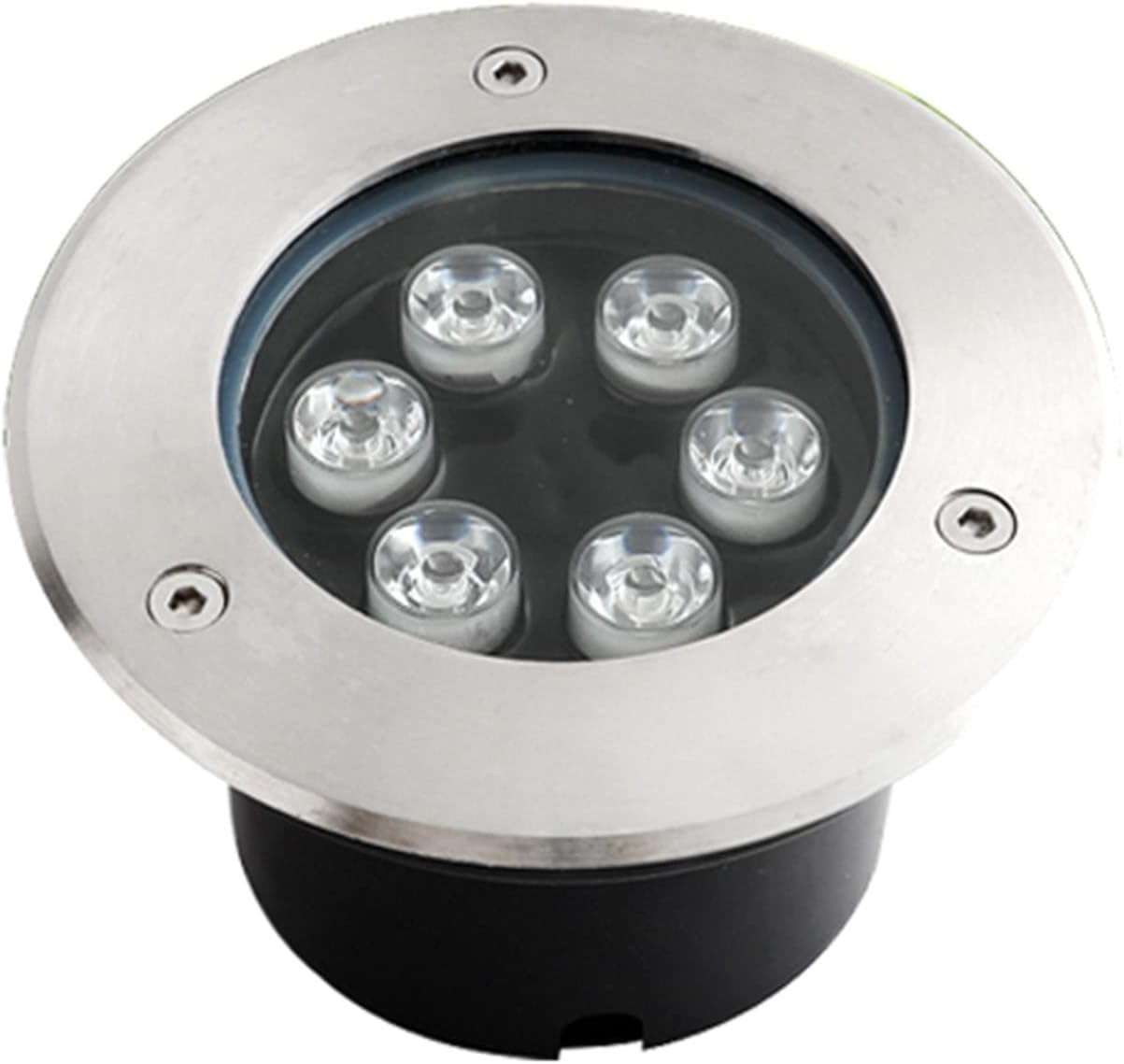 Outdoor Ground Lights Round Underground Light IP65 Waterproof Low Voltage 12/24V Landscape Lighting for Garden, Driveway, Deck, Step, Pathway