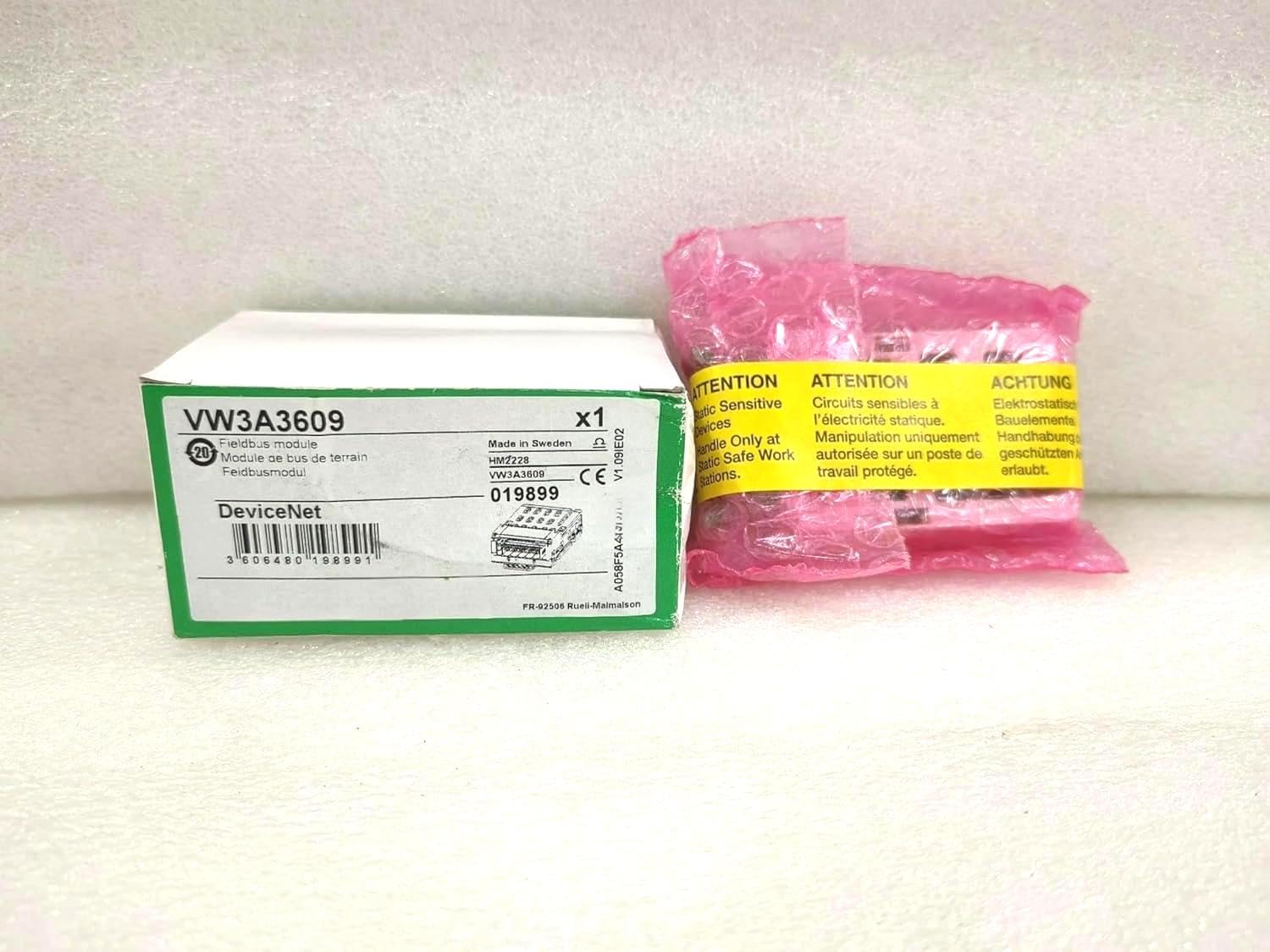 VW3A3609,Altivar Inverter Accessories,DeviceNet Communication Module,one Connector at one end,The Other end, one Detachable 5-pin Spiral Connector,Original Packaging,Never Used,in Stock,Ship Now.