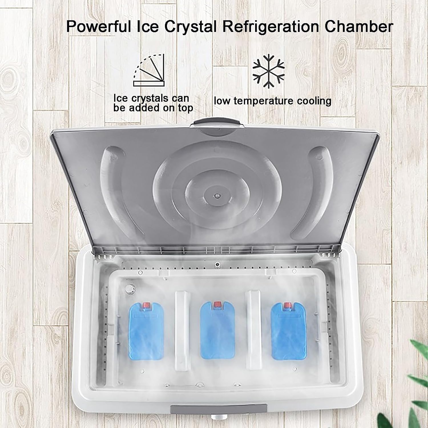 Water Cooler Fan 3 Speeds Portable Room Air Conditioner, Evaporative Air Cooler with Misting Function, 55L Evaporative Cooler Purifier