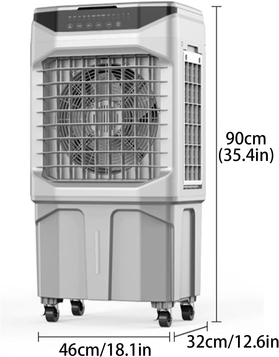 Portable Air Conditioners, 3-in-1 Evaporative Air Cooler, Swamp Coolers with Ice Pack and Timer, Portable Ac Great for Room Office(46 * 32 * 90cm)