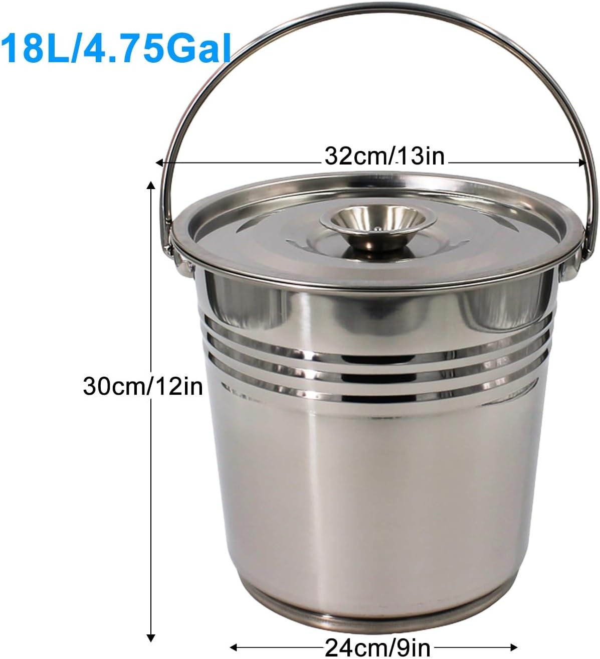 Incinerator, Burn Barrel, Outdoor Fire Pit, for Paper Leaf Trash Wood Backyard Bonfire, for Garden Patio Beach Porch Balcony(32cm/13in)