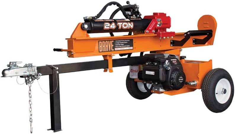 Brave VH1724GC 24 Ton Vertical/Horizontal Log Splitter