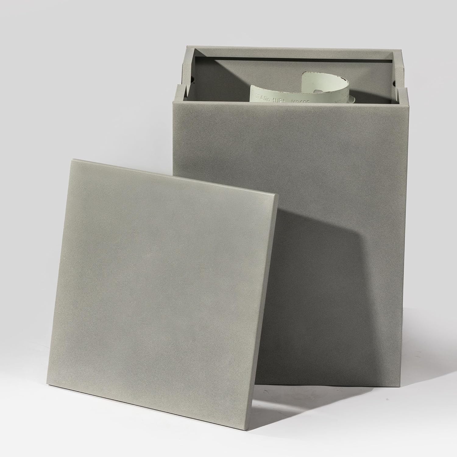 Propane Tank Cover, Propane Tank Holder for 20lbs Tank Propane Tank Cover with Side Handles Tank Table for Fire Pit Table, Grey