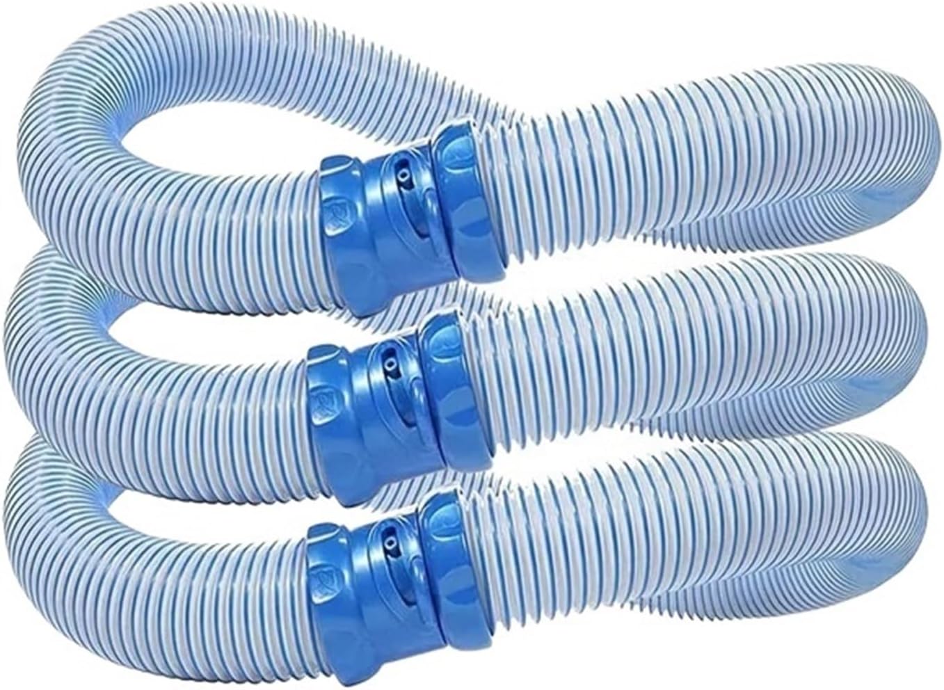 Pool Tube Pool Cleaner Hose Rubber Swimming Pool Cleaner Replacement Pool Vacuum Cleaning Pipe，Compatible for Zodiac，X7 T3 T5 MX6 MX8(3pcs)