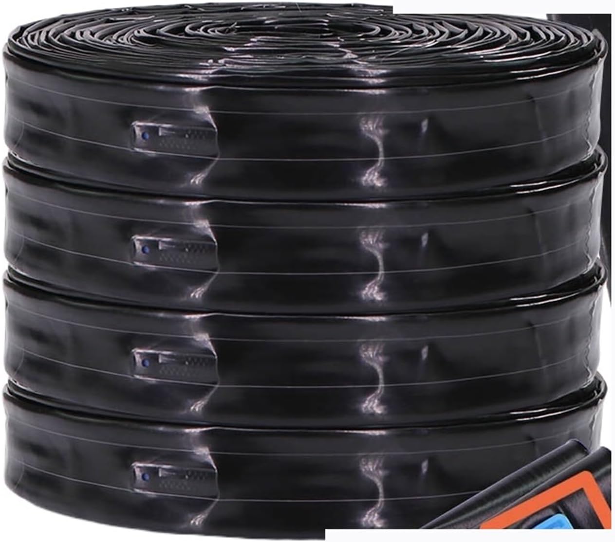 50/100m Drip Tape 16mm PE Tubing Spacing 10-40cm for Garden Greenhouse Watering Farm Agricultural Irrigation Soaker Hose Dripper(Spacing 10cm,16MM_50M)