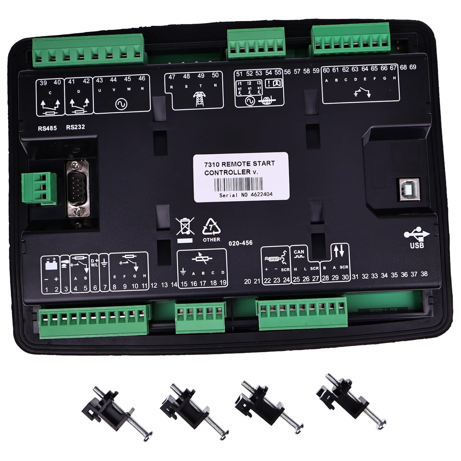 Solarhome New Auto Controller AMF DSE7310 Compatible with Deepsea Generator Genset Control Module