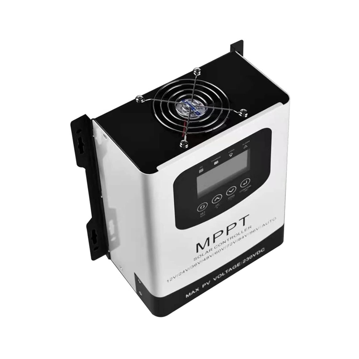 Solar Controller, 12V 24V 48V 60V 72V 96V 50A 60A 80A MPPT Solar Charge Discharge Controller PV Regulator 230VDC for Lifepo4 Lithium Gel Battery(80A)