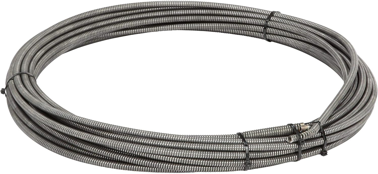 RIDGID 41697 C-100 Inner Core Cable for K-750, K-750R & 87582 C-32IW Integral Wound Cable for K-400, K-400AF, and K-3800 Drum Machines, 3/8