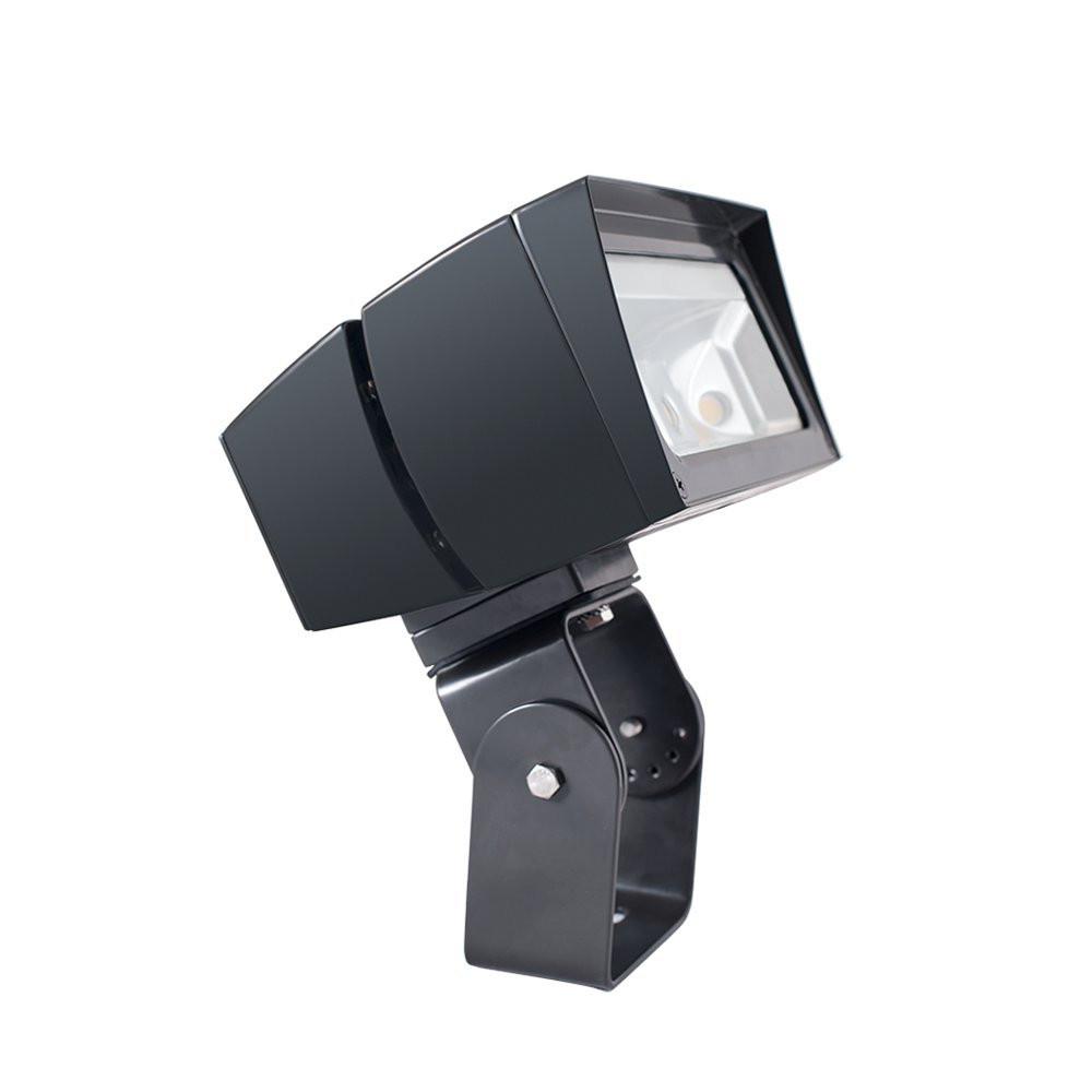 RAB Lighting FFLED52TN FFLED 52W LED Floodlight, 4000 K (Neutral) Color Temp, Trunnion Mounted, Standard Type, Bronze Finish