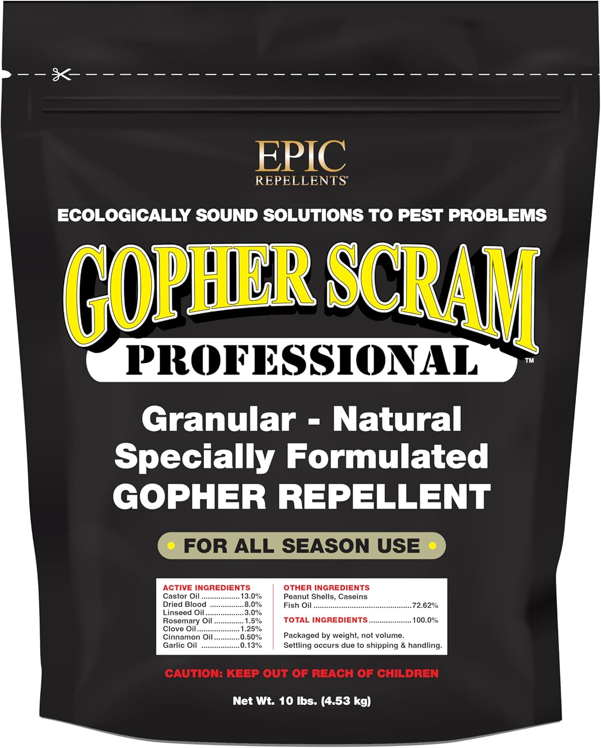 Epic Professional Gopher Scram Repellent 10lb Bag