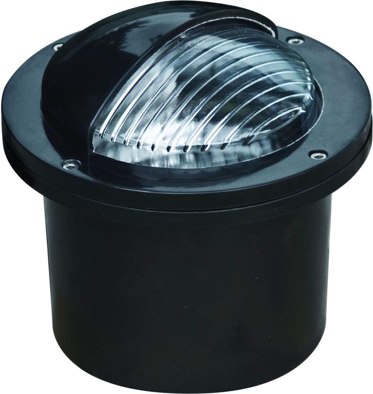 Dabmar Lighting FG326-B Fiberglass Eye Lid Convex P.C. Lens Well Light, Bronze Finish