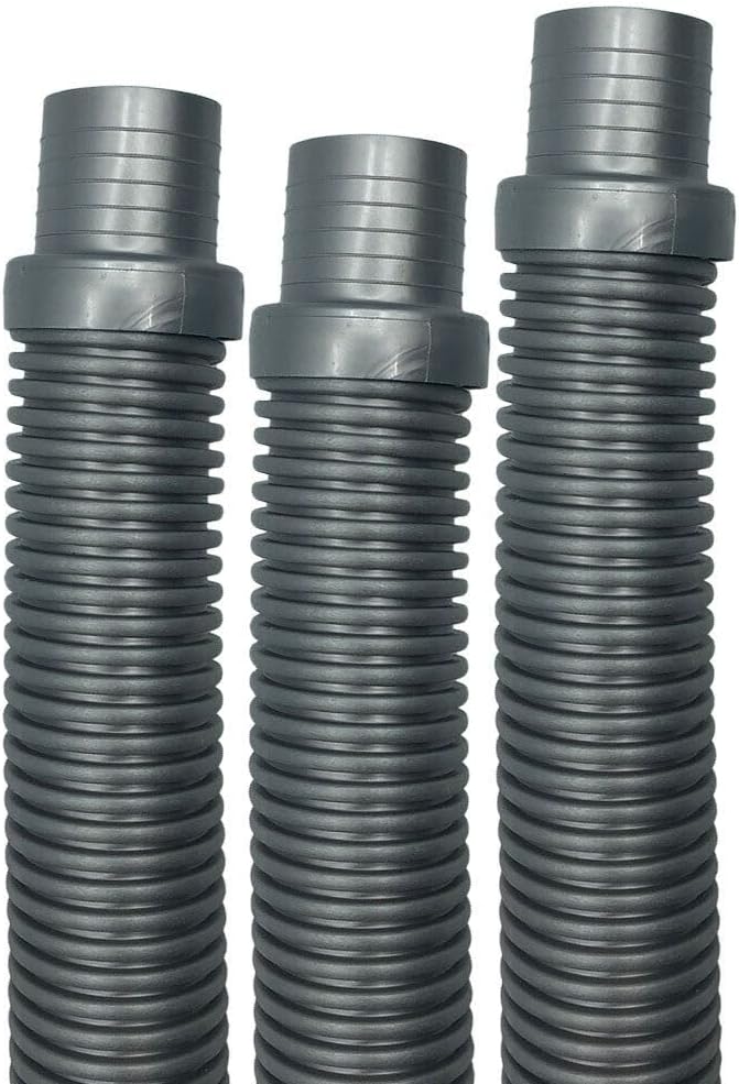Replacement for Puri Tech Hose Silver Replacement for Hayward Navigator Pool Vac Ultra Aquabug 1.5in x 4ft 3 pk Repair Parts