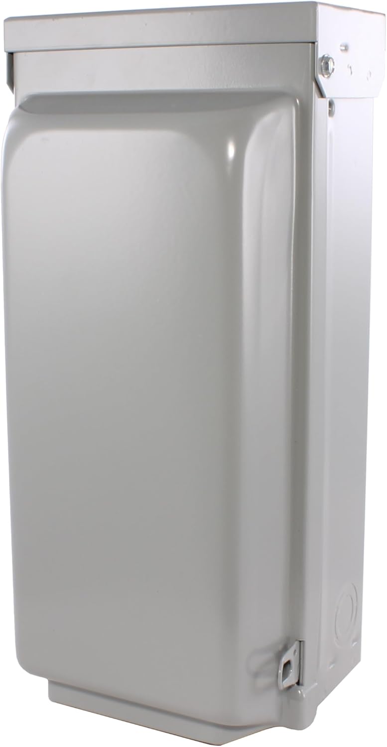 ABB T050N 50Amp Twist‑Lock Power Inlet • 120/240V VAC • Outdoor Generator Inlet Box • CS6375 Receptacle • NEMA3R Galvanized Steel Enclosure • for RVs, Trailers, Transfer Switch Use